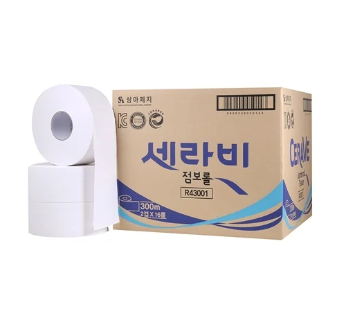 상아제지 세라비 점보롤 화장지 2겹 300M 16롤 BOX 상세3