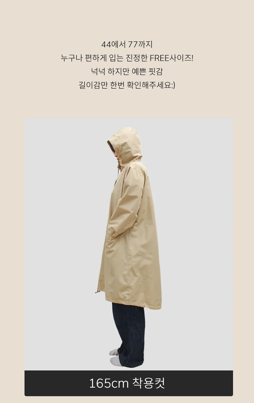 골프 레인코트 후드 여성 비옷 우의 여름철 우비 상세2