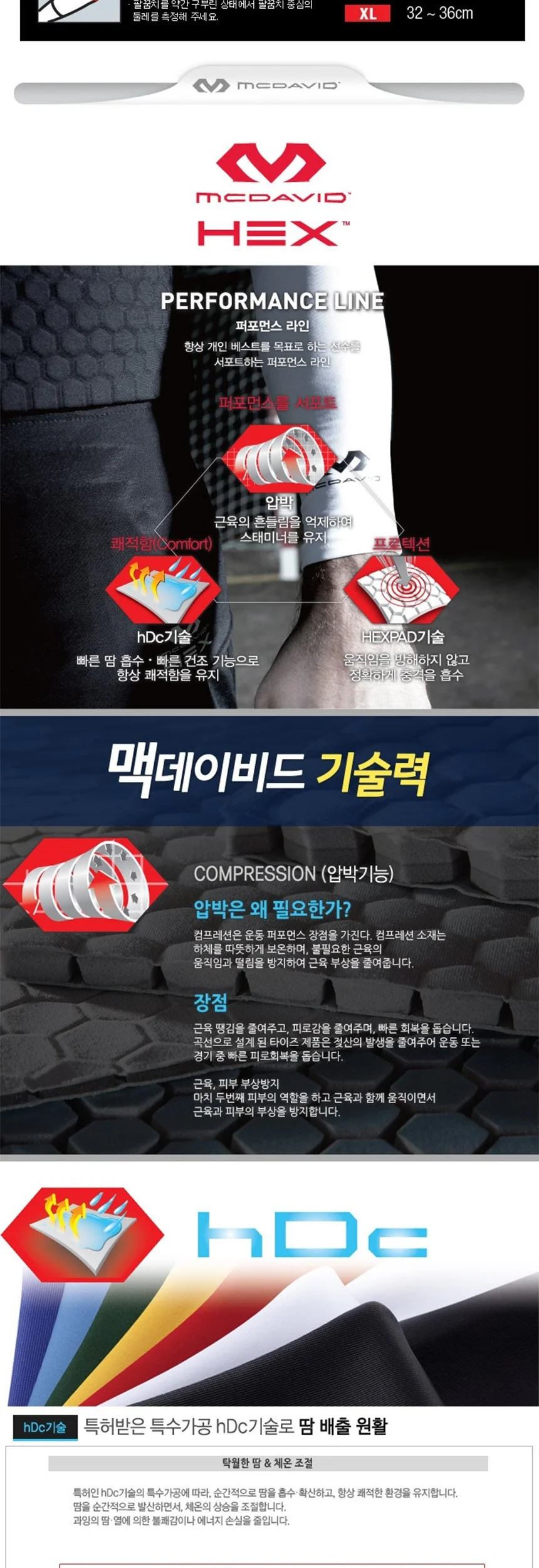 맥데이비드 481R 팔꿈치보호대 L 상세4
