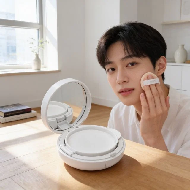 에어쿠션 공병 DIY 셀프 메이크업 수정 화장품 리필 용기 팩트 케이스