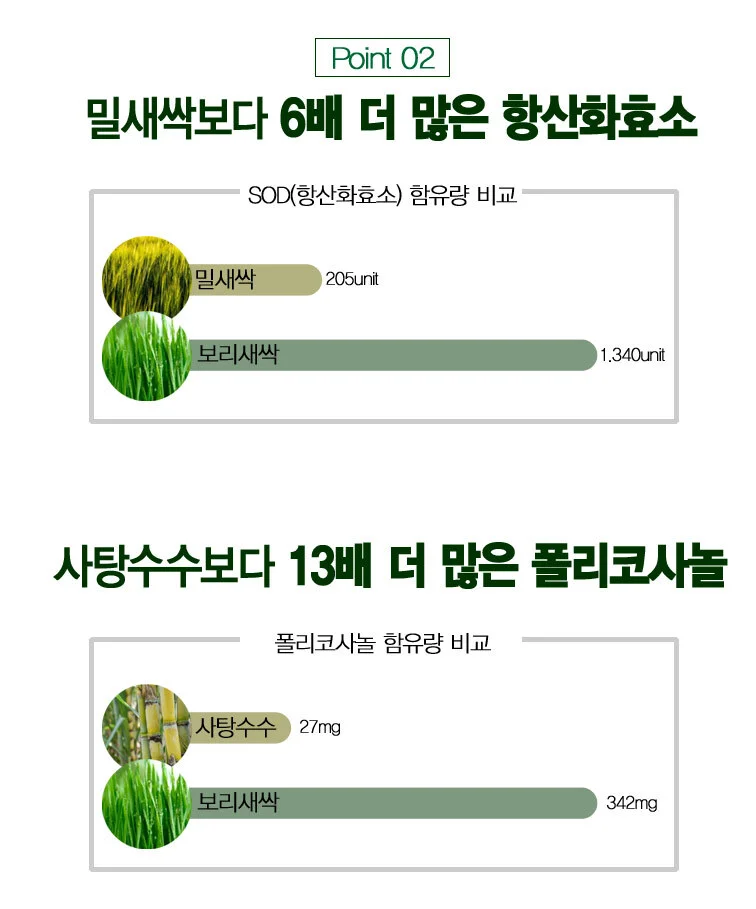 어린잎 새싹보리분말 120g 상세3