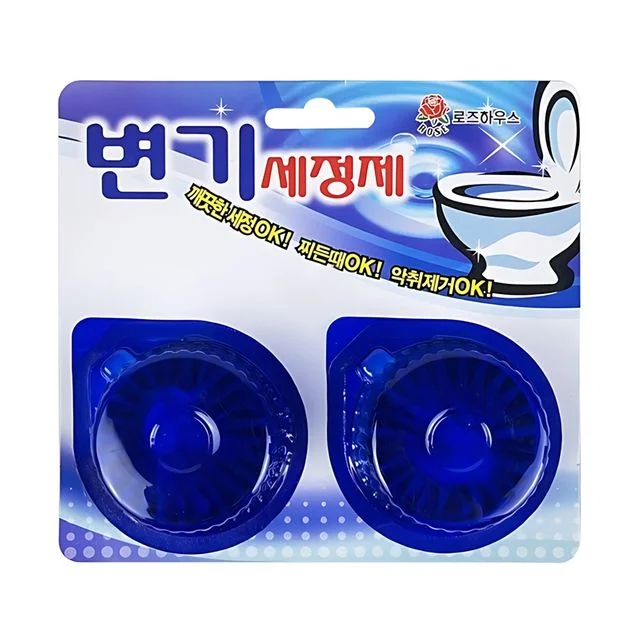 변기용 고형 세정제 40g 2p 물탱크 투입 청소 클리너