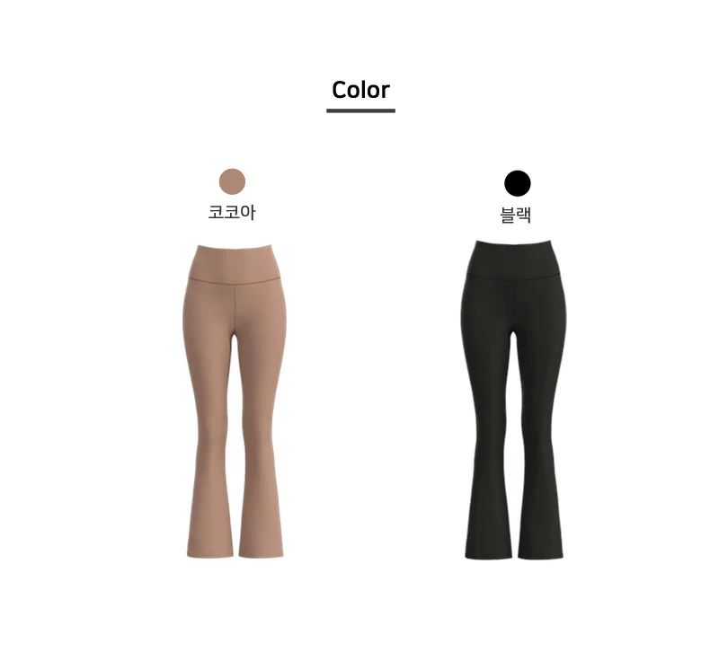 여자 부츠컷 레깅스 와이드레깅스 셔링레깅스 헬스레깅스 상세4