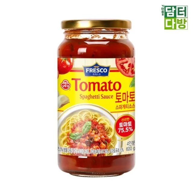토마토소스 스파게티 프레스코 토마토파스타소스 600g 3개