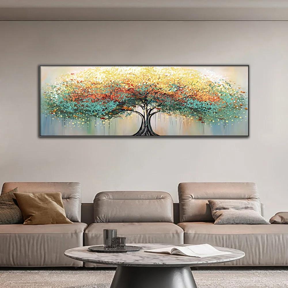 인테리어 재물운 풍수지리 와이드 그림액자H(120cm)