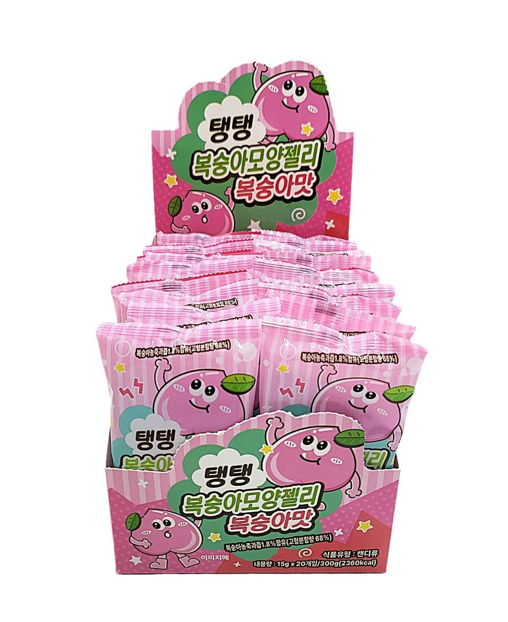 탱탱복숭아젤리 15g 20개 디저트젤리 복숭아맛젤리 젤리세트 상세3