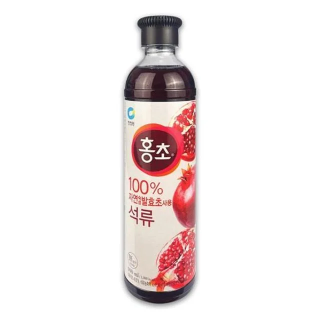 홍초 석류 900ml 청정원 탄산수 마시는 음료