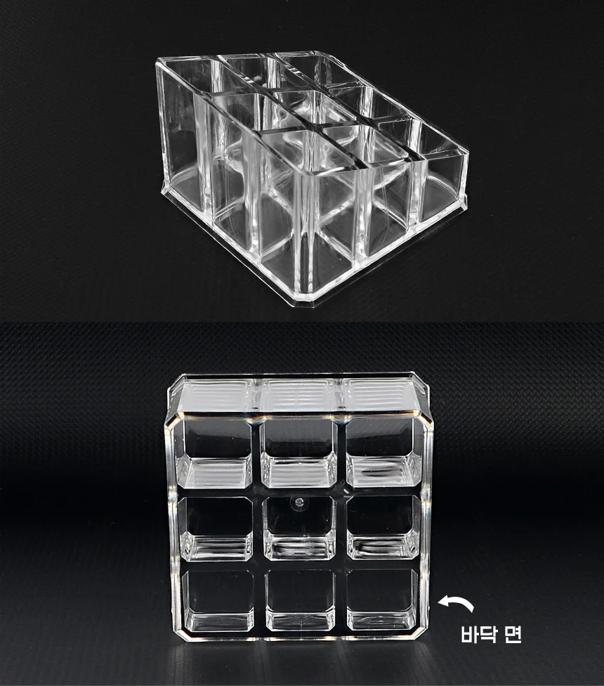 립스틱 정리함 케이스 진열대 보관 아크릴 틴트 9칸 브러쉬 상세8