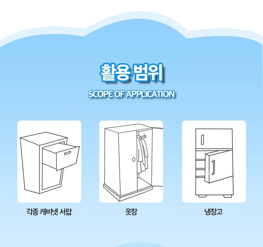 안전도어락 서랍 잠금장치 열림방지 상세4