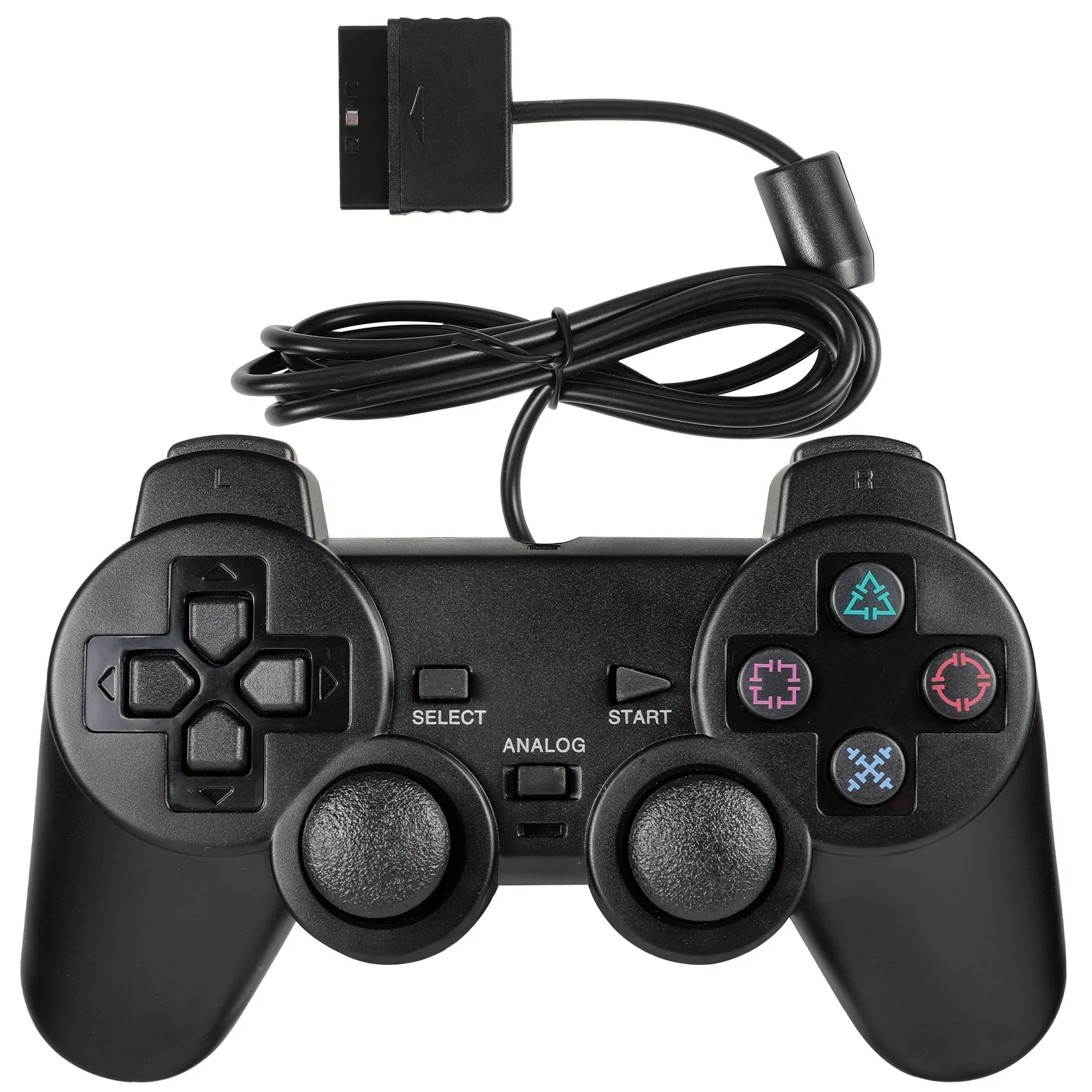 게임패드 공장 직판 블랙 컬러 로고 지원 Ps2 유선 Ps2 유선Ps2 상세2