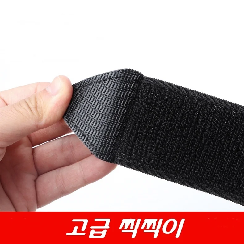 고탄성 탄성밴드3개 찍찍이 밴드 길이조절 다용도 상세5