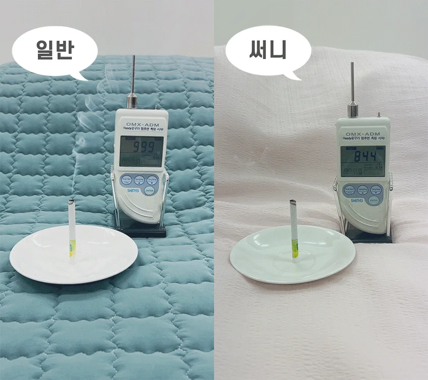 항균 탈취 시어서커 냉감 침대 매트 패드 자취방 SS 상세2