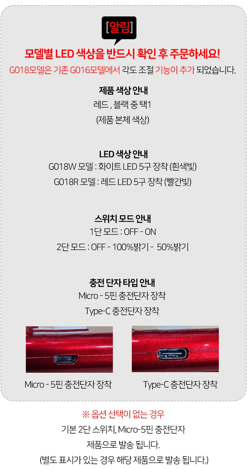 캡라이트 낚시 랜턴 충전식 5LED 화이트빛 상세1